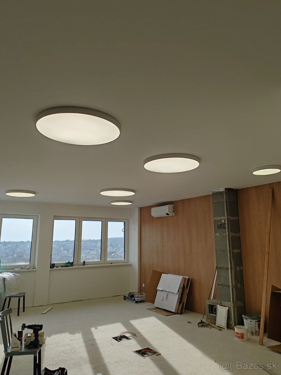 Veľké kruhové LED svietidlo